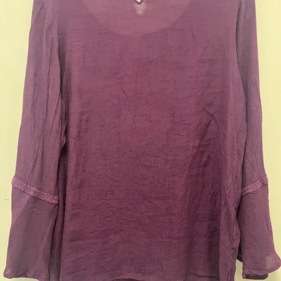 Hannah Purple Lace Blouse - Picture 2 of 3